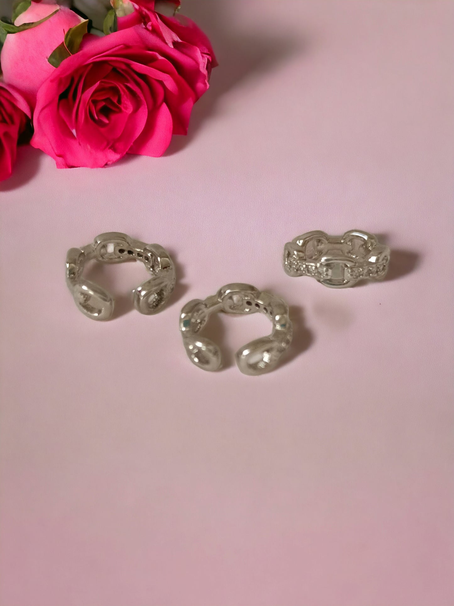 Ear cuff plata laminada