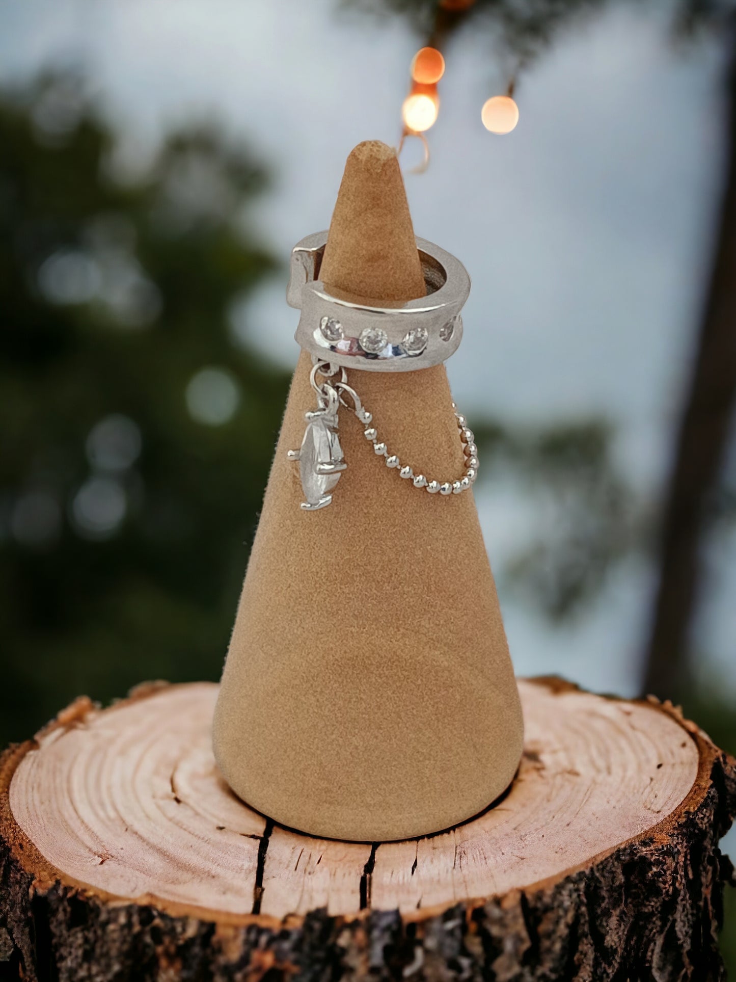 Ear Cuff en baño de rodio