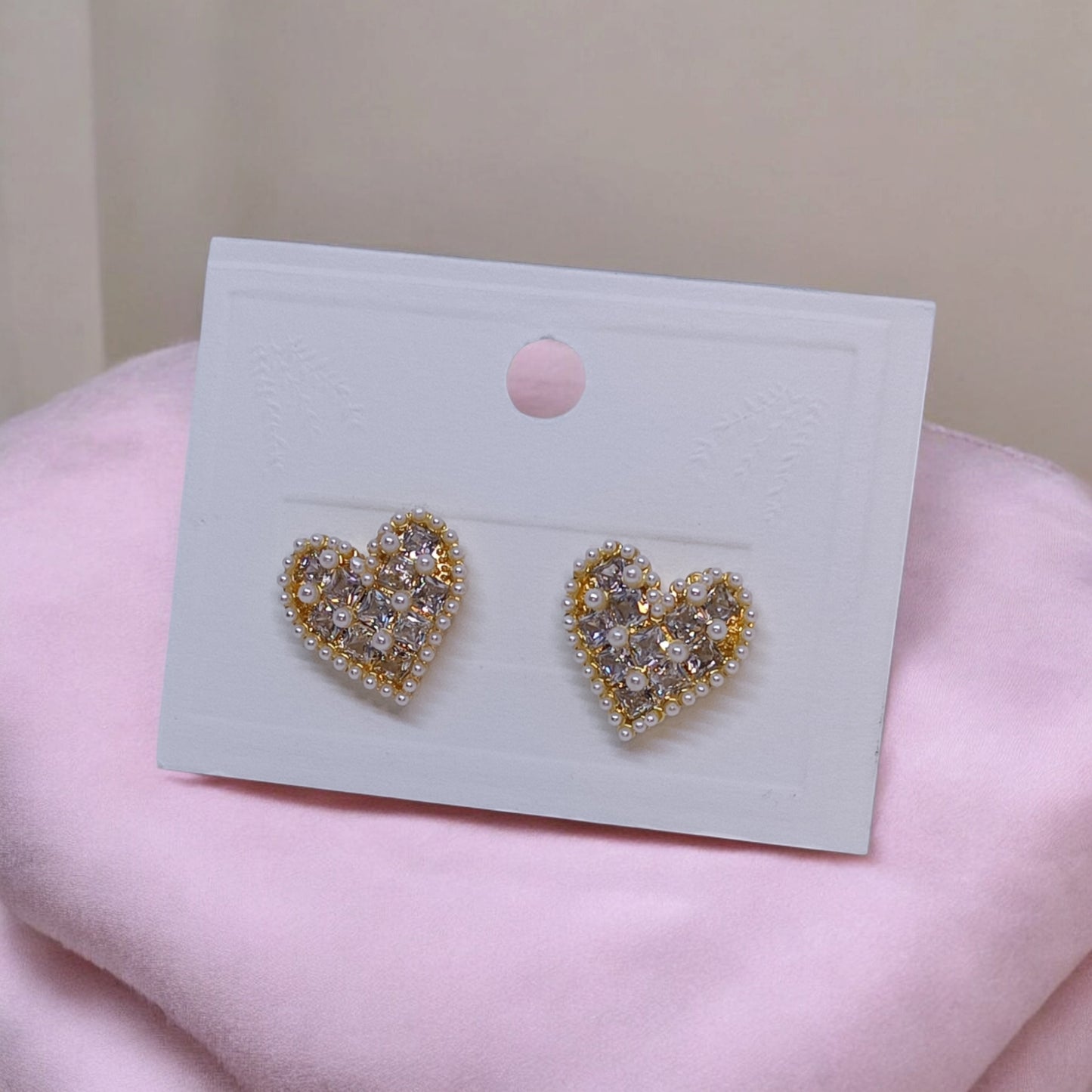 Aretes de oro laminado