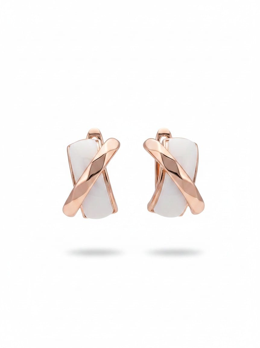 Arete con cerámica