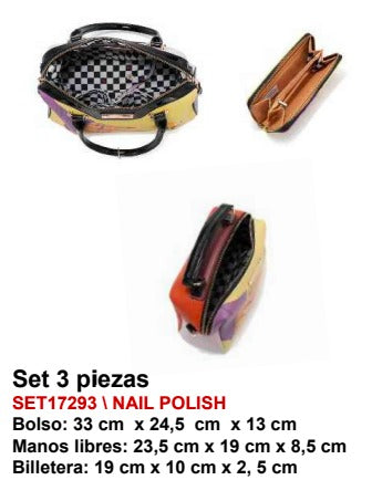 Set de Tres Piezas - Nail Polish