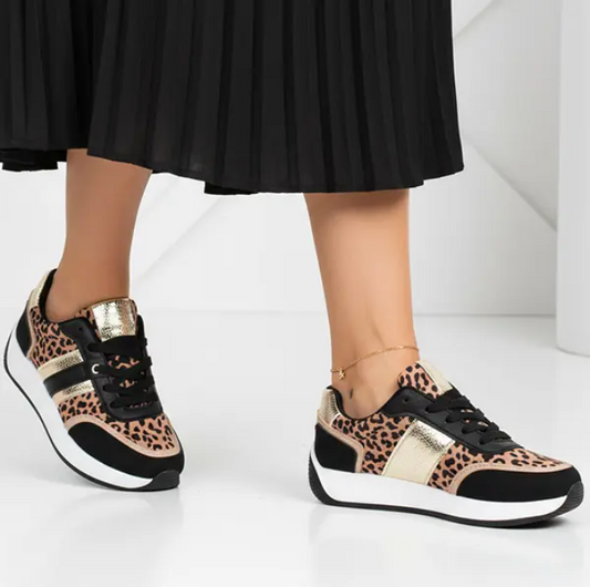 Follies Negro/Dorado + Animal Print