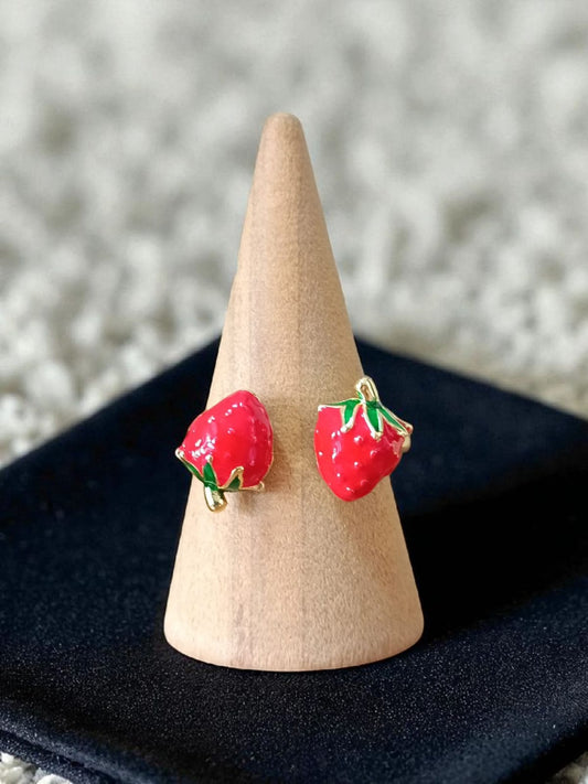 Anillo oro laminado con doble fresita