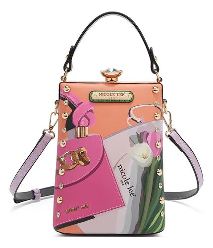 Bolso Manos Libres - Violet Blossom