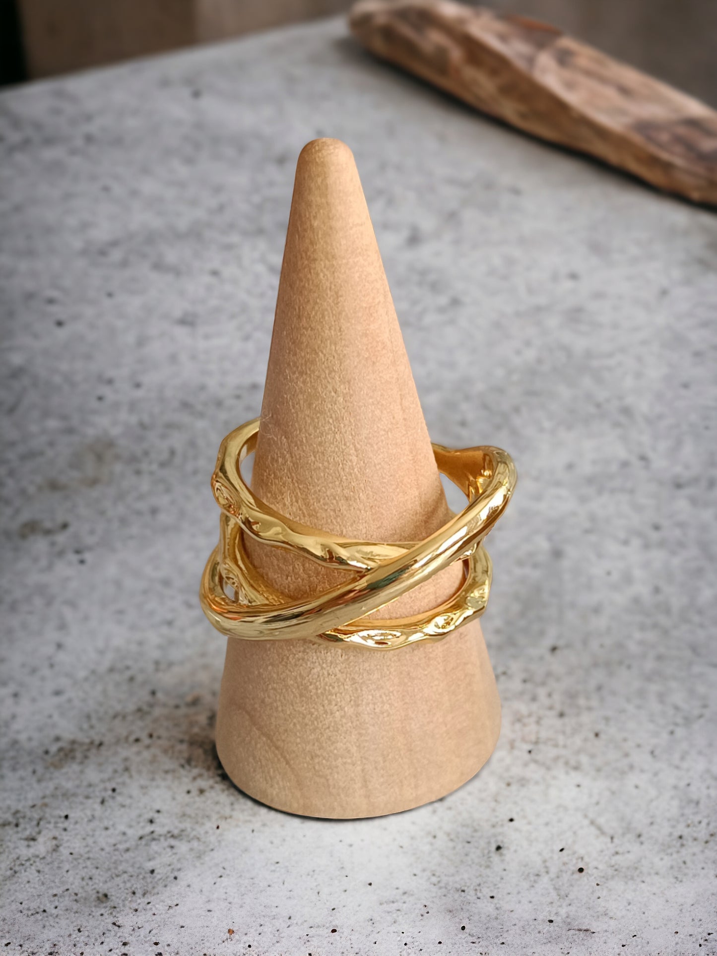 Anillo oro laminado