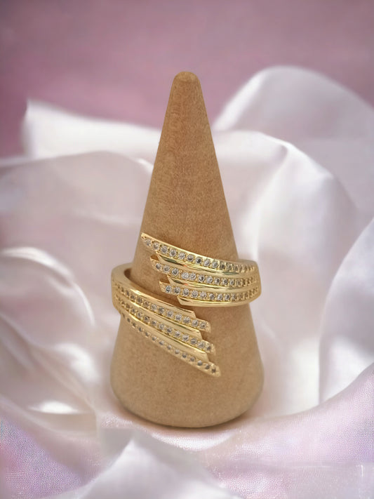 Anillo en baño de rodio