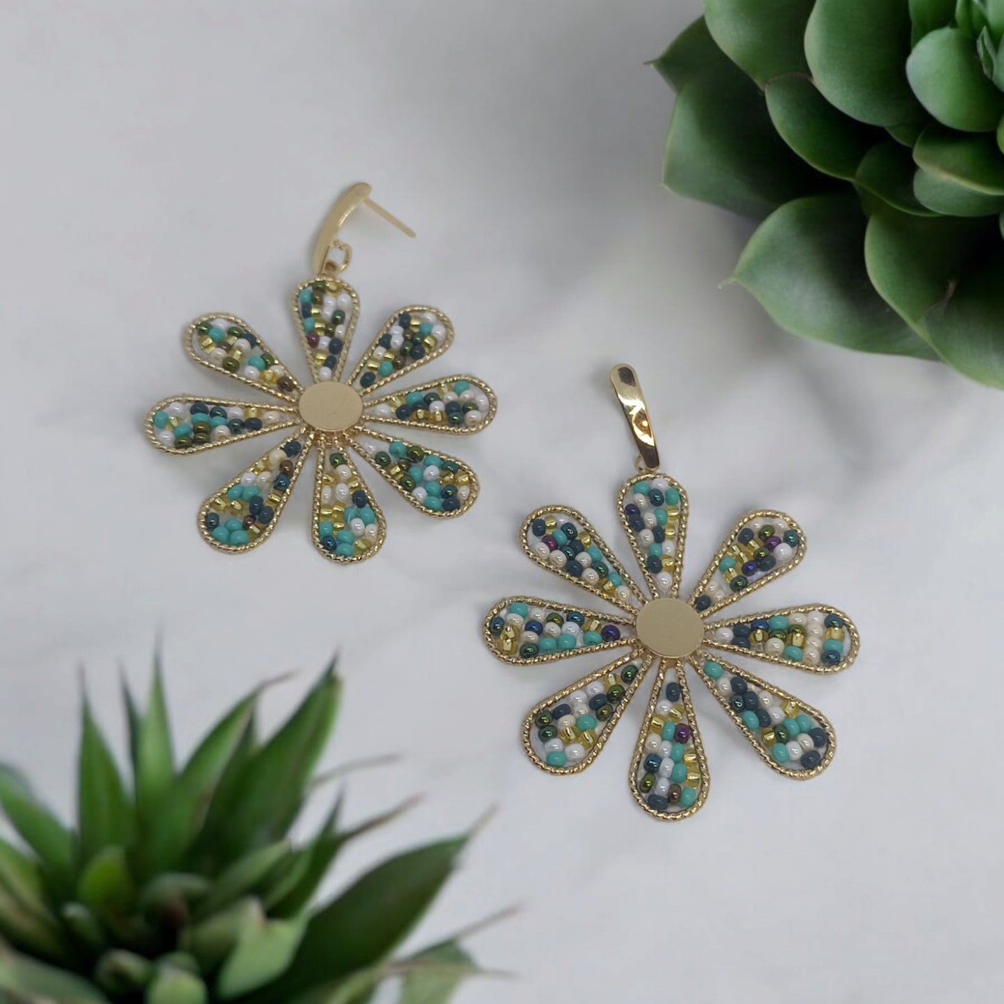 Aretes artesanales