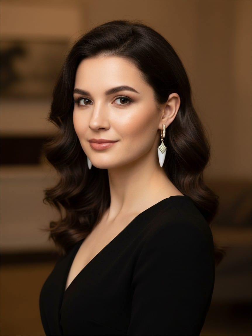 Aretes con cerámica
