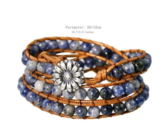 Pulsera 2 en 1 - Wrap Azul