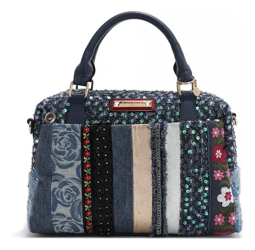 Bolso Cuadrado - Denim Patch