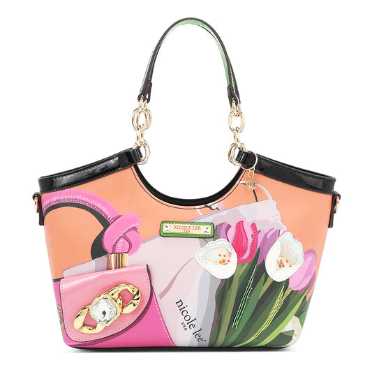 Bolso de Mano - Violet Blossom