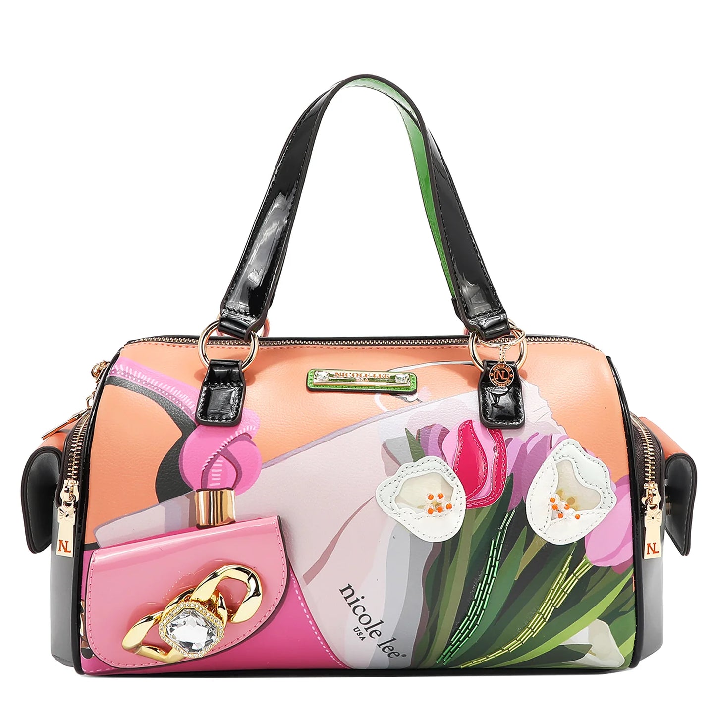 Bolso de Mano - Violet Blossom