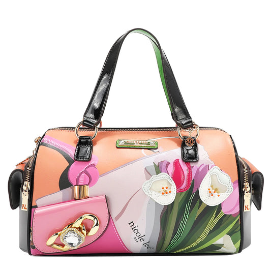 Bolso de Mano - Violet Blossom
