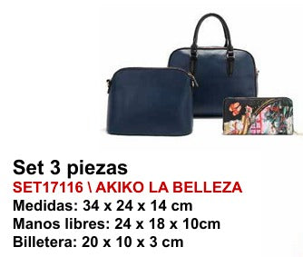 Set de Tres Piezas - Akiko La Belleza