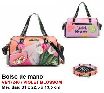 Bolso de Mano - Violet Blossom