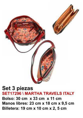 Set de Tres Piezas - Martha Travels