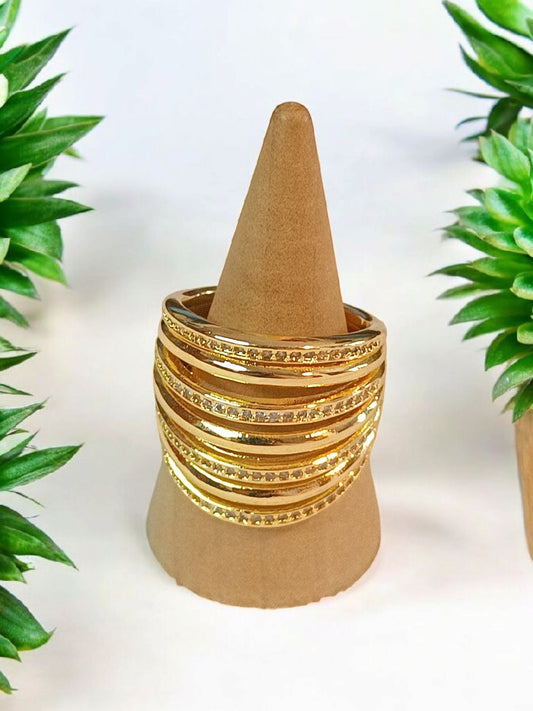 Anillo oro laminado